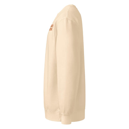Satoshi Nakamoto Embroidered Cotton Sweatshirt, Soft Midweight Pullover