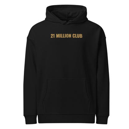 Organic Cotton 12 Million Club Hoodie, Relaxed Fit Sweatshirt, Eco-Friendly Hoodie