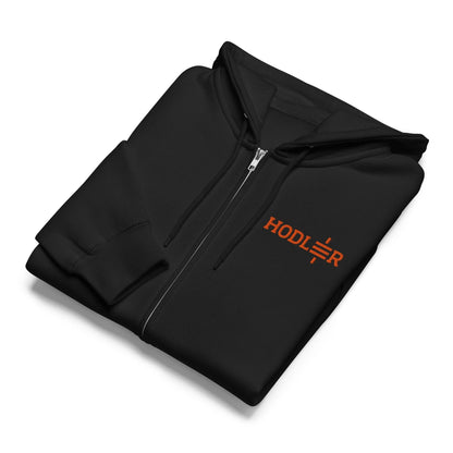 Customizable Satoshi Hodler Embroidered Hoodie, Unisex Eco-Friendly Cotton Sweatshirt