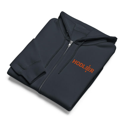 Customizable Satoshi Hodler Embroidered Hoodie, Unisex Eco-Friendly Cotton Sweatshirt
