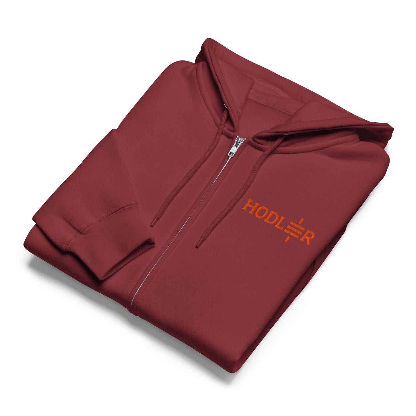 Customizable Satoshi Hodler Embroidered Hoodie, Unisex Eco-Friendly Cotton Sweatshirt