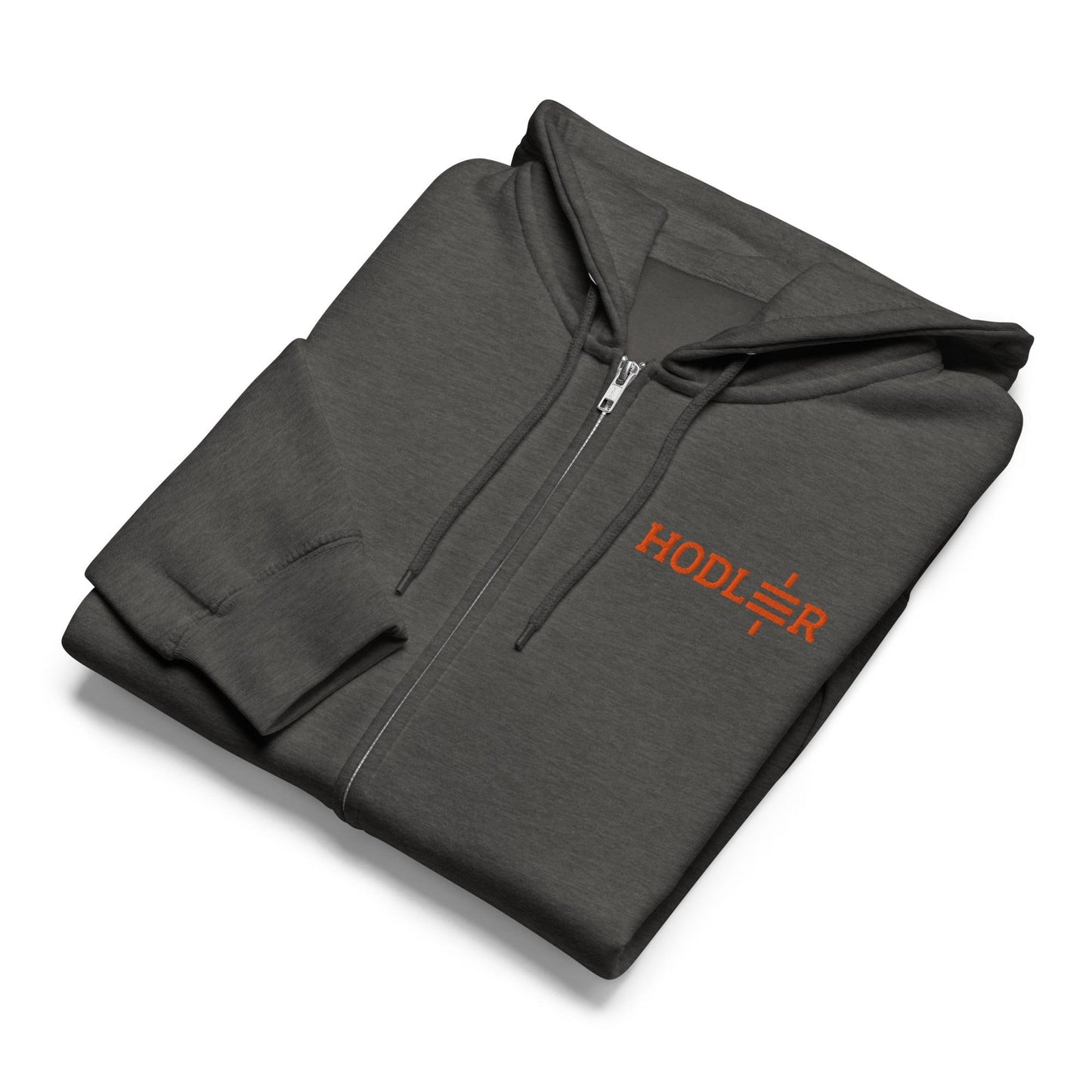 Customizable Satoshi Hodler Embroidered Hoodie, Unisex Eco-Friendly Cotton Sweatshirt