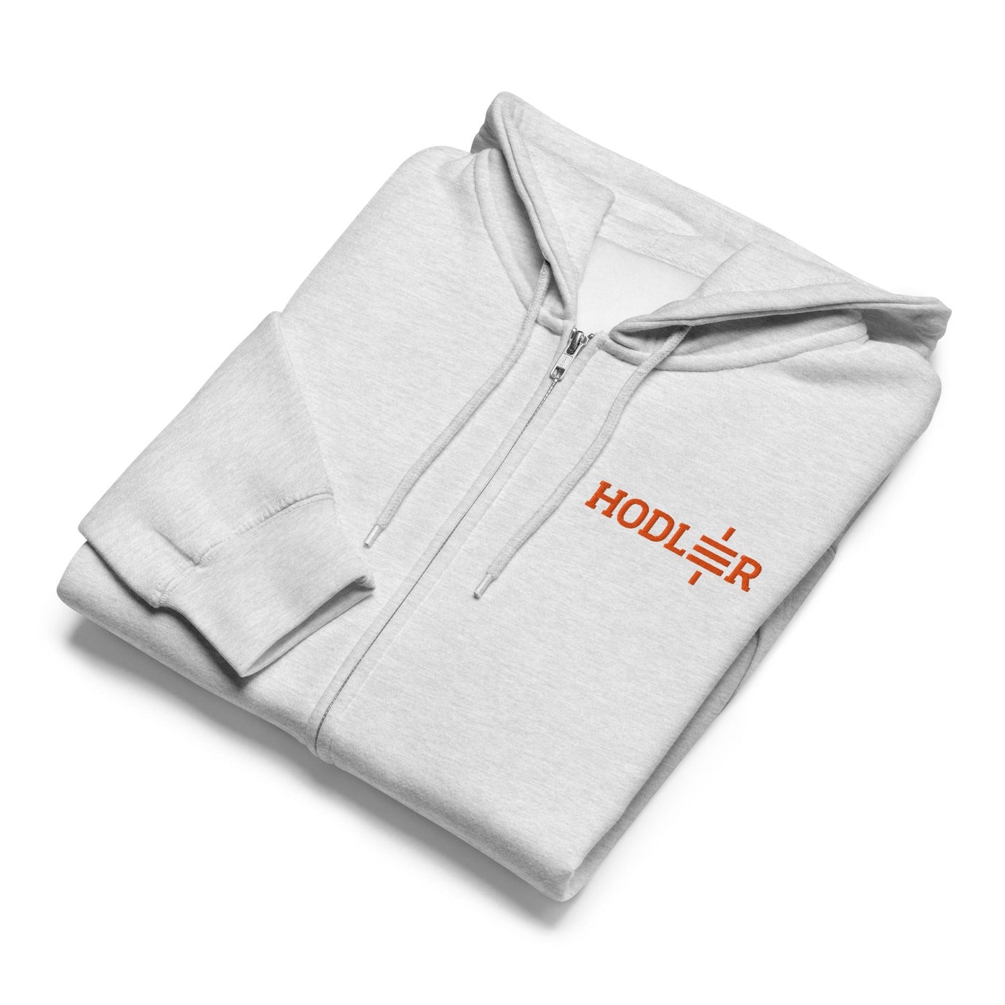 Customizable Satoshi Hodler Embroidered Hoodie, Unisex Eco-Friendly Cotton Sweatshirt