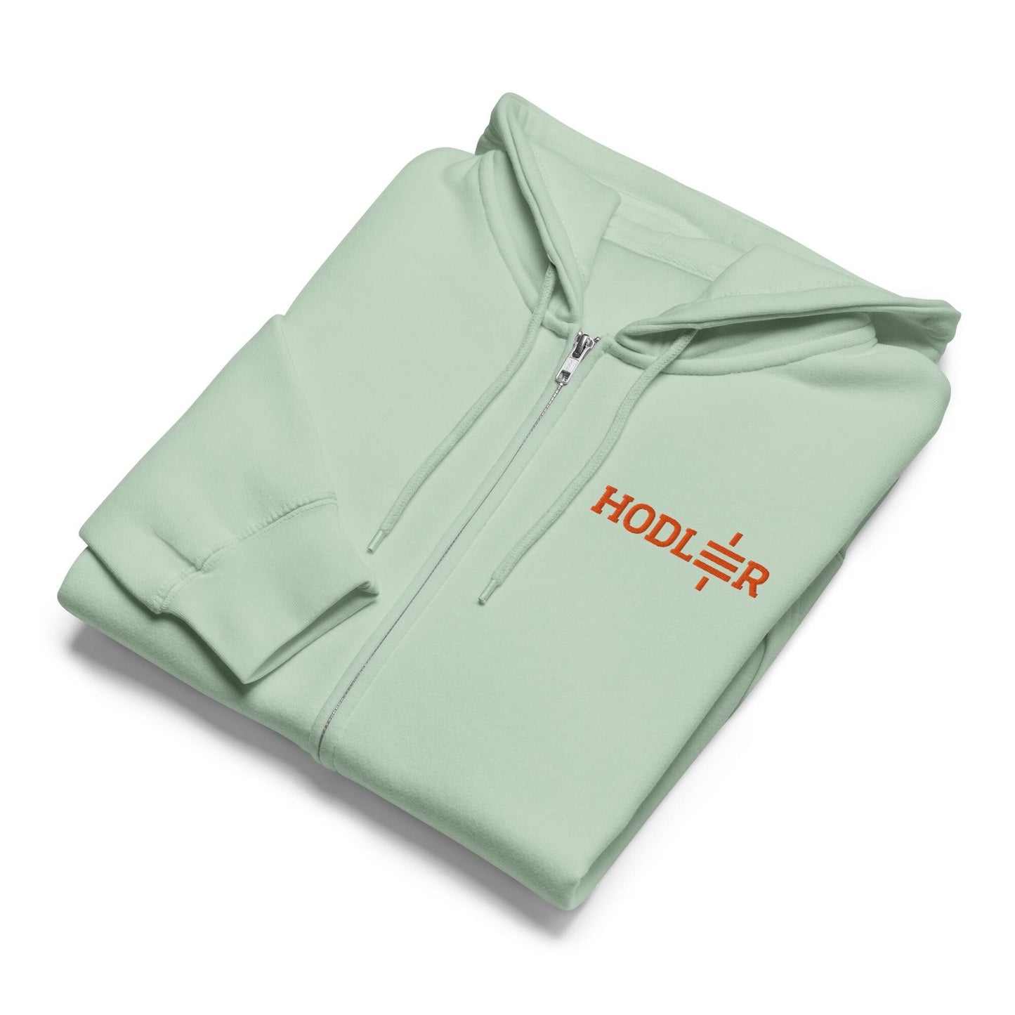 Customizable Satoshi Hodler Embroidered Hoodie, Unisex Eco-Friendly Cotton Sweatshirt