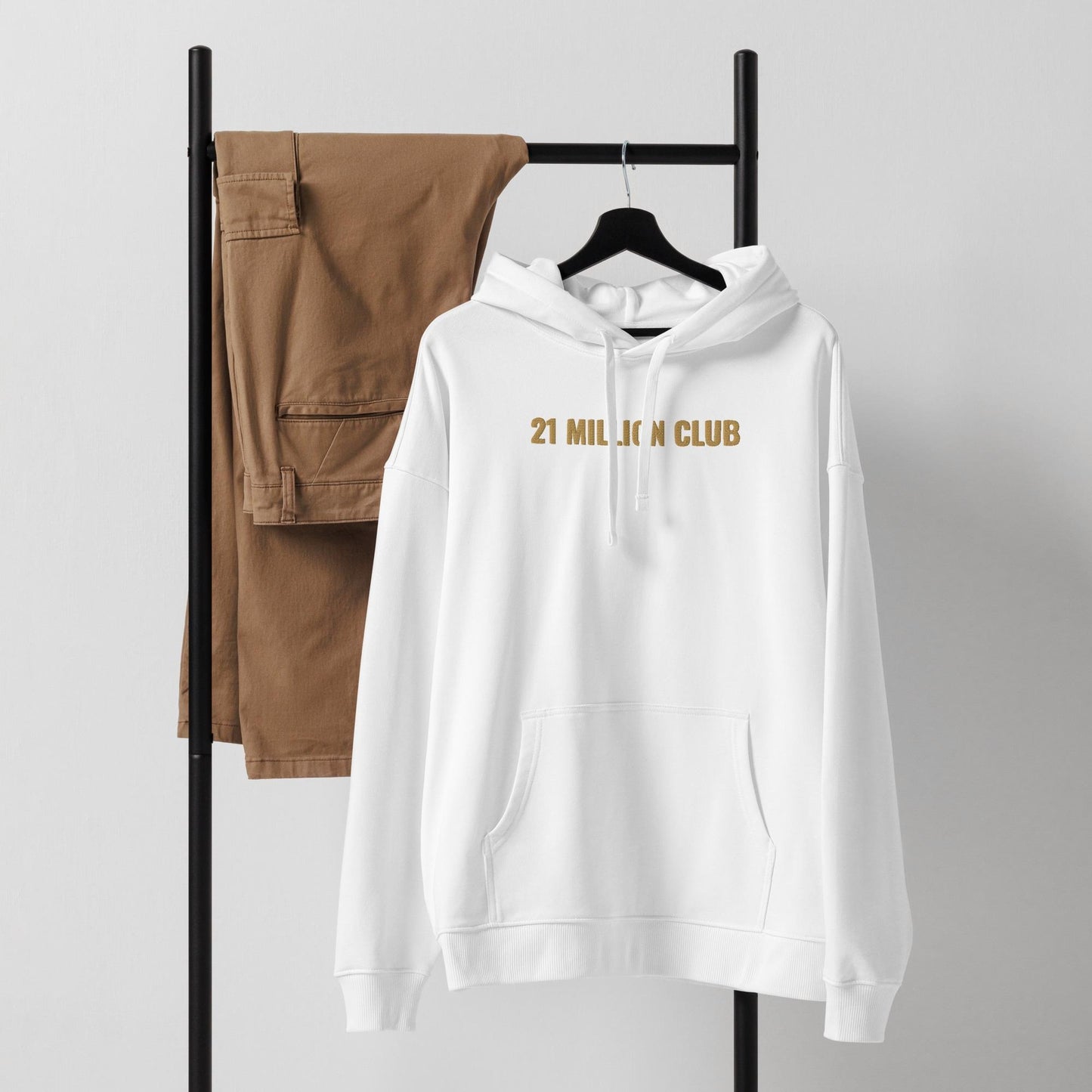 Organic Cotton 12 Million Club Hoodie, Relaxed Fit Sweatshirt, Eco-Friendly Hoodie