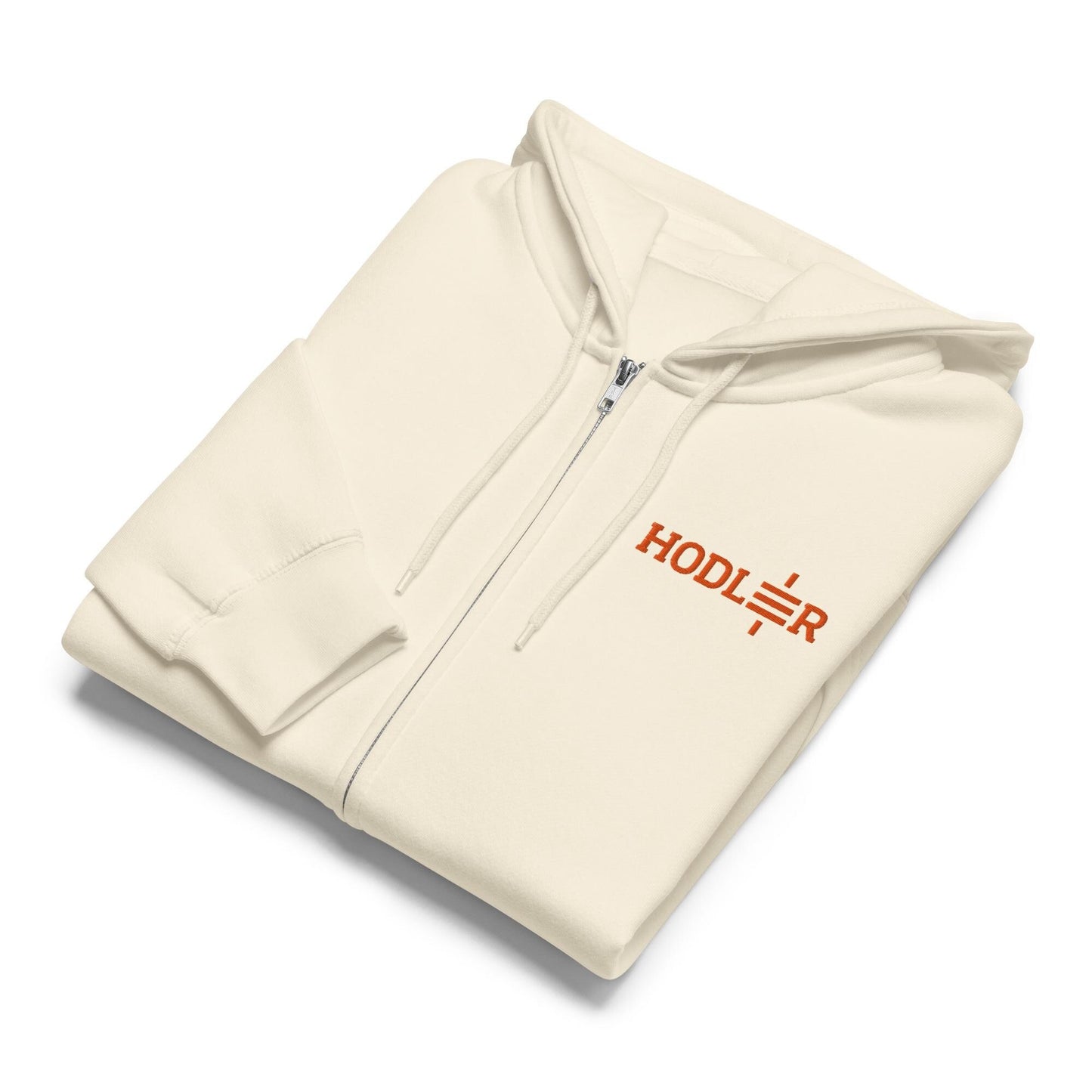 Customizable Satoshi Hodler Embroidered Hoodie, Unisex Eco-Friendly Cotton Sweatshirt